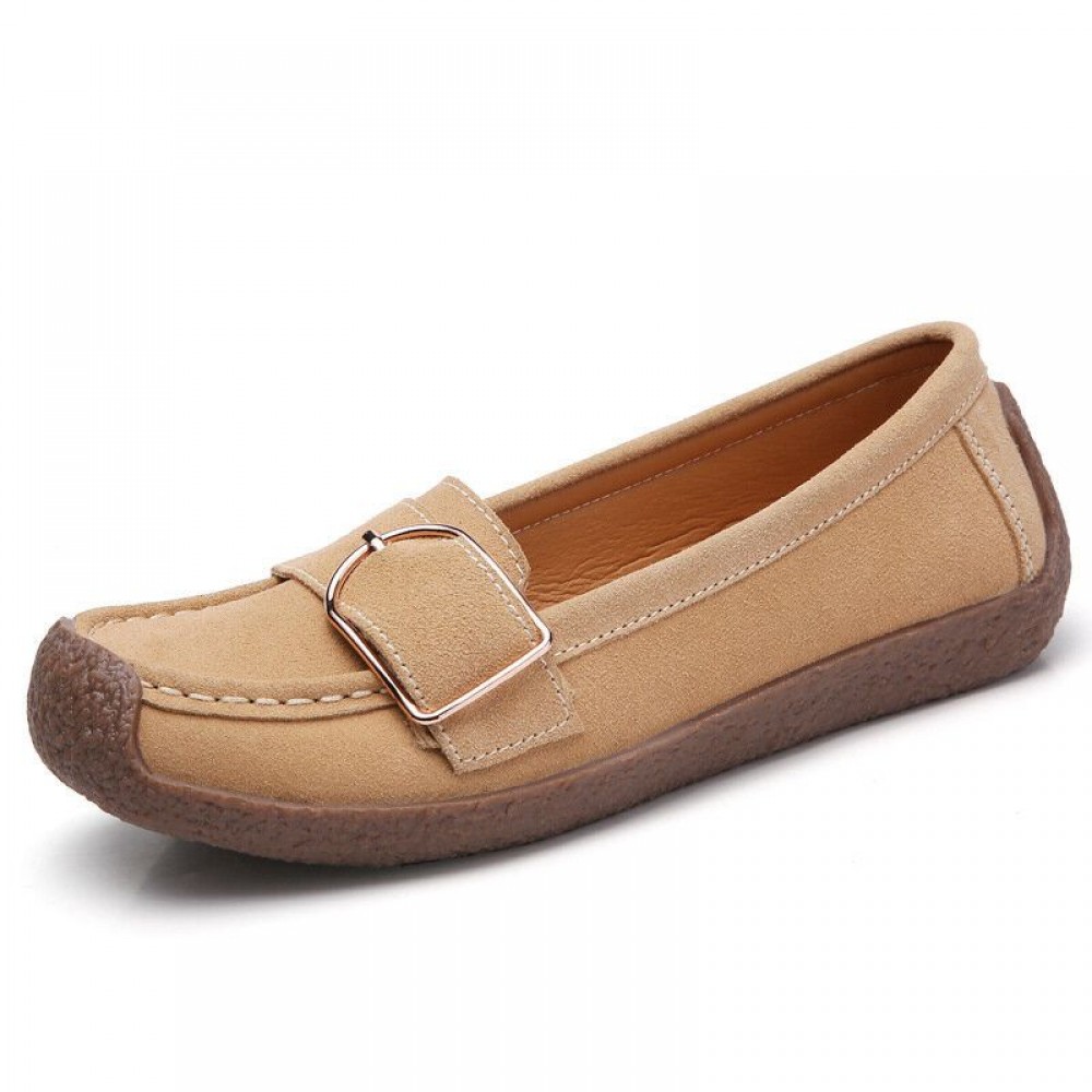 Women Buckle Decoration Comfy Soft Sole Casual Loafers Women Buckle Decoration Comfy Soft Sole Casual Loafers